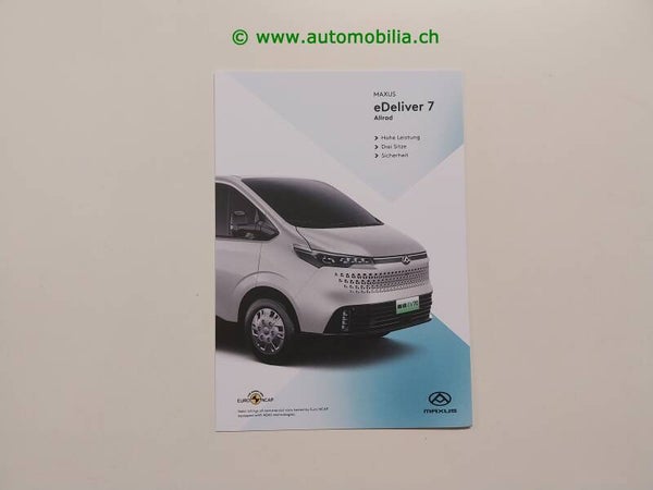 Maxus eDeliver 7 Allrad Prospekt deutsch