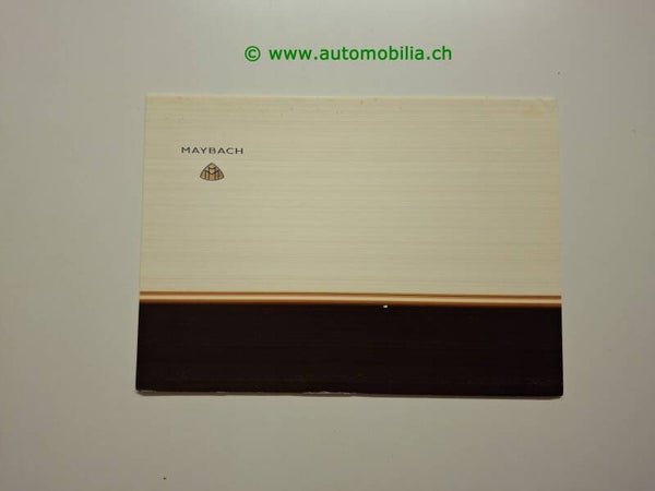 Maybach 57 Prospekt 2003