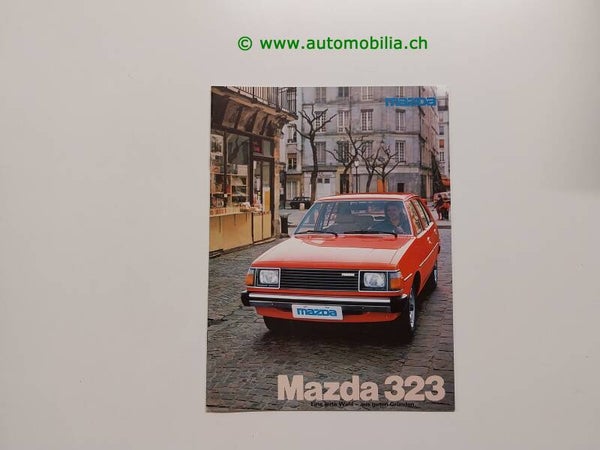 Mazda 323 1979/08 Prospekt deutsch