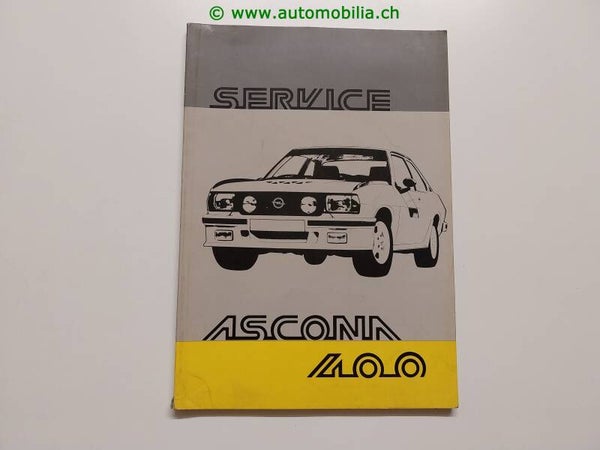 Opel Ascona B 400 Werkstatthandbuch 1979/06 deutsch/englisch