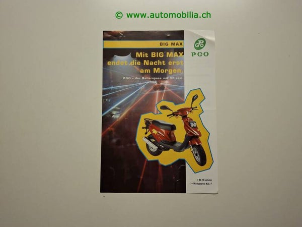 PGO Big Max 50 Prospekt deutsch