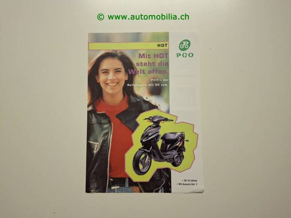 PGO Hot 50 Prospekt deutsch