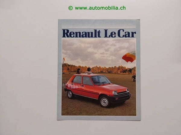 Renault / AMC R5 Le Car Prospekt englisch