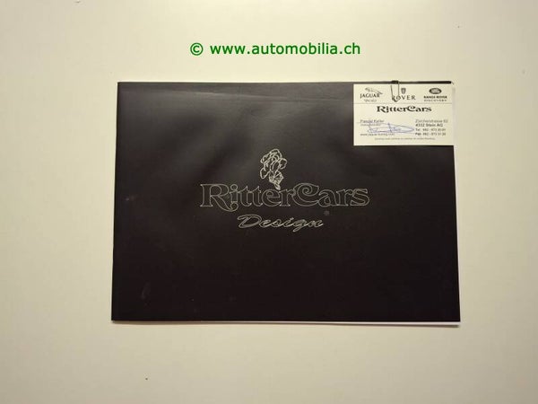 Ritter Design Modellporgramm Jaguar Prospekt