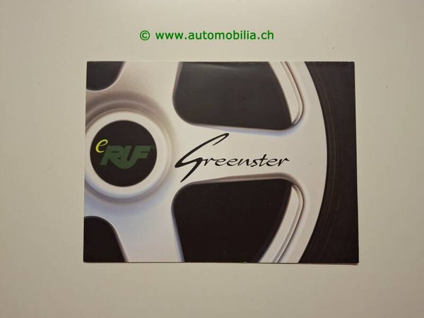 Ruf Greenster (Porsche 911) 2009/09 Prospekt