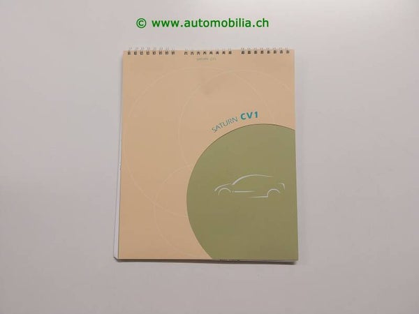 Saturn CV1 Concept 2000 Prospekt englisch