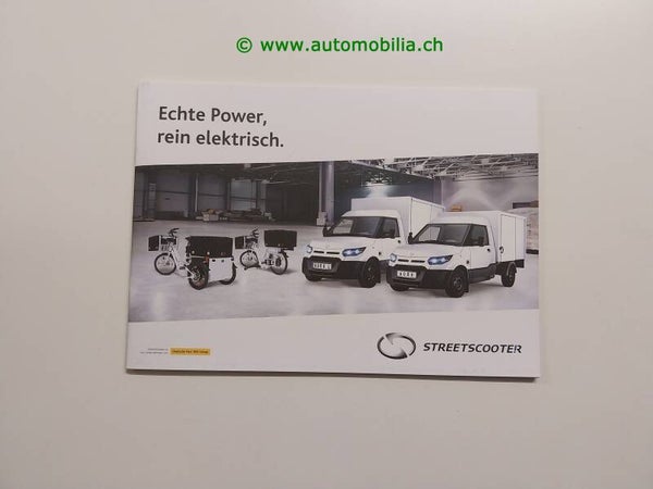 Streetscooter Modellprogramm Prospekt deutsch