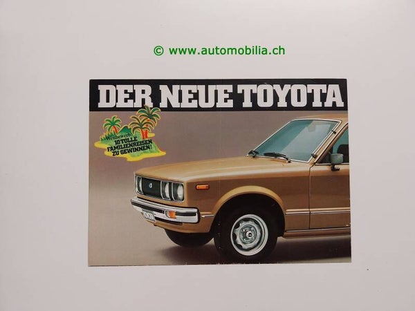 Toyota Carina 1600 1979 Prospekt deutsch