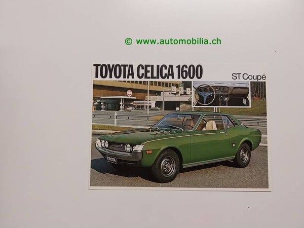 Toyota Celica 1600 ST Coupé Prospekt d/f