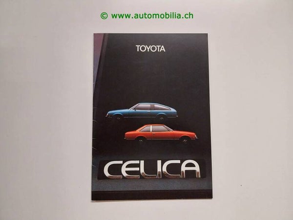 Toyota Celica 1978/02 Prospekt d/f/i
