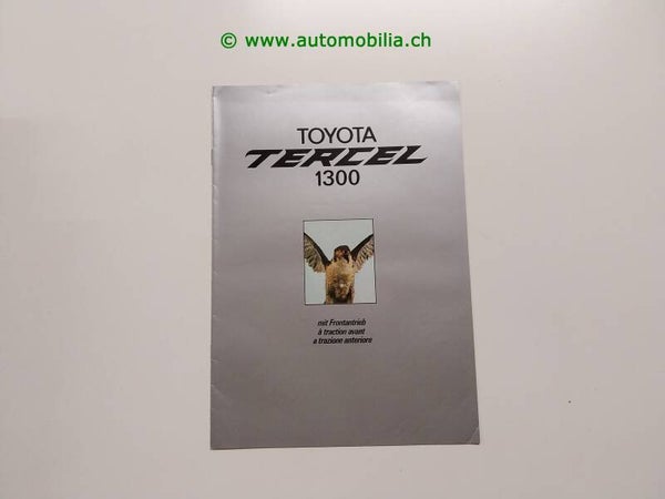 Toyota Tercel 1300 1979/02 Prospekt d/f/i
