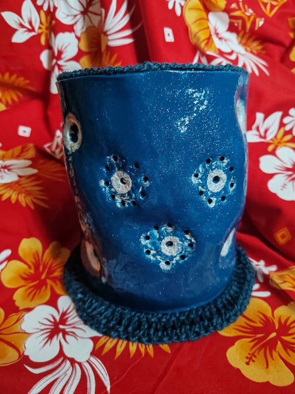 Lampe Météocrochetée