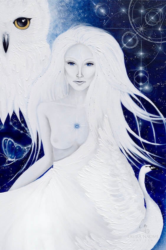 Brahman (The Goddess) © 2015, Acrylic on Canvas