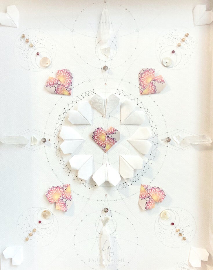 Heart FIre Mandala  © 2024 (SOLD)