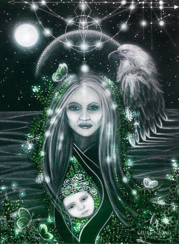 Original Innocene © 2023, Acrylic on Canvas (Commissioned artwork)