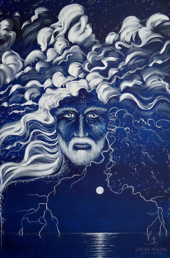 Sky Spirit © 2018, Acrylic on Canvas