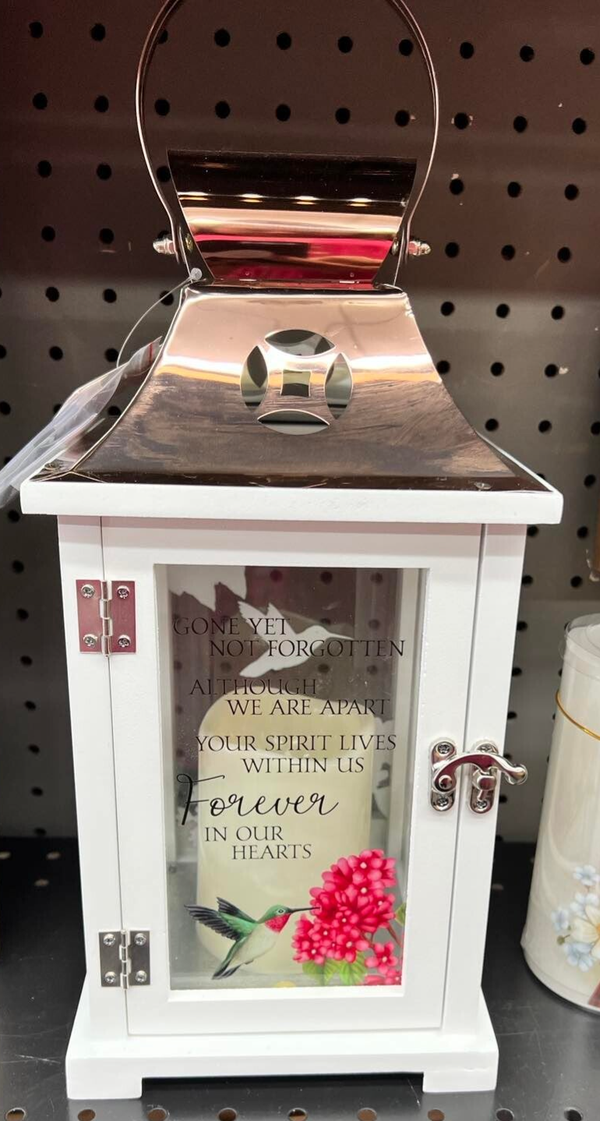 Hummingbird Lantern Gone But Not Forgotten