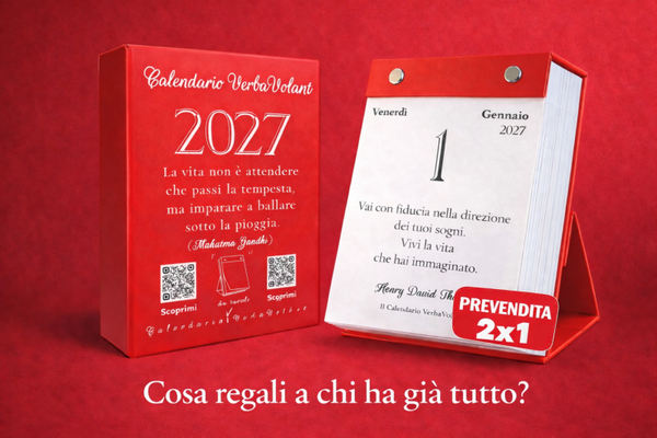 Calendario VerbaVolant 2027 offerta 2x1