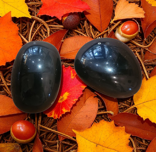 pierre roulée obsidienne