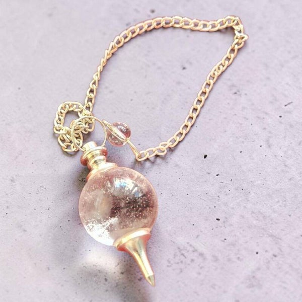 pendule  en cristal de roche