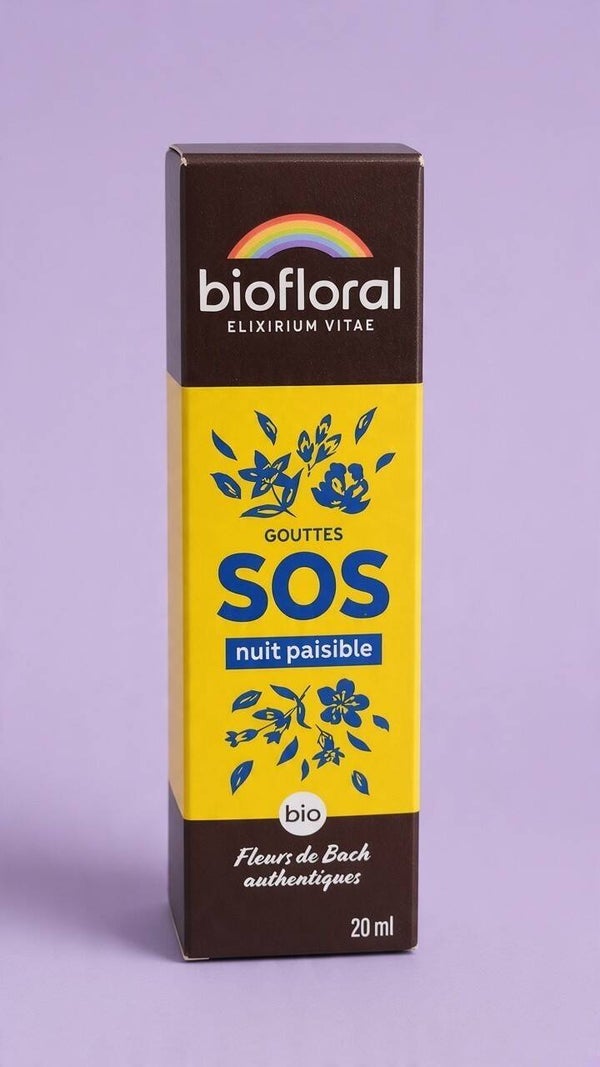 SOS Nuit Paisible Biofloral – Complexe de 6 Fleurs de Bach
