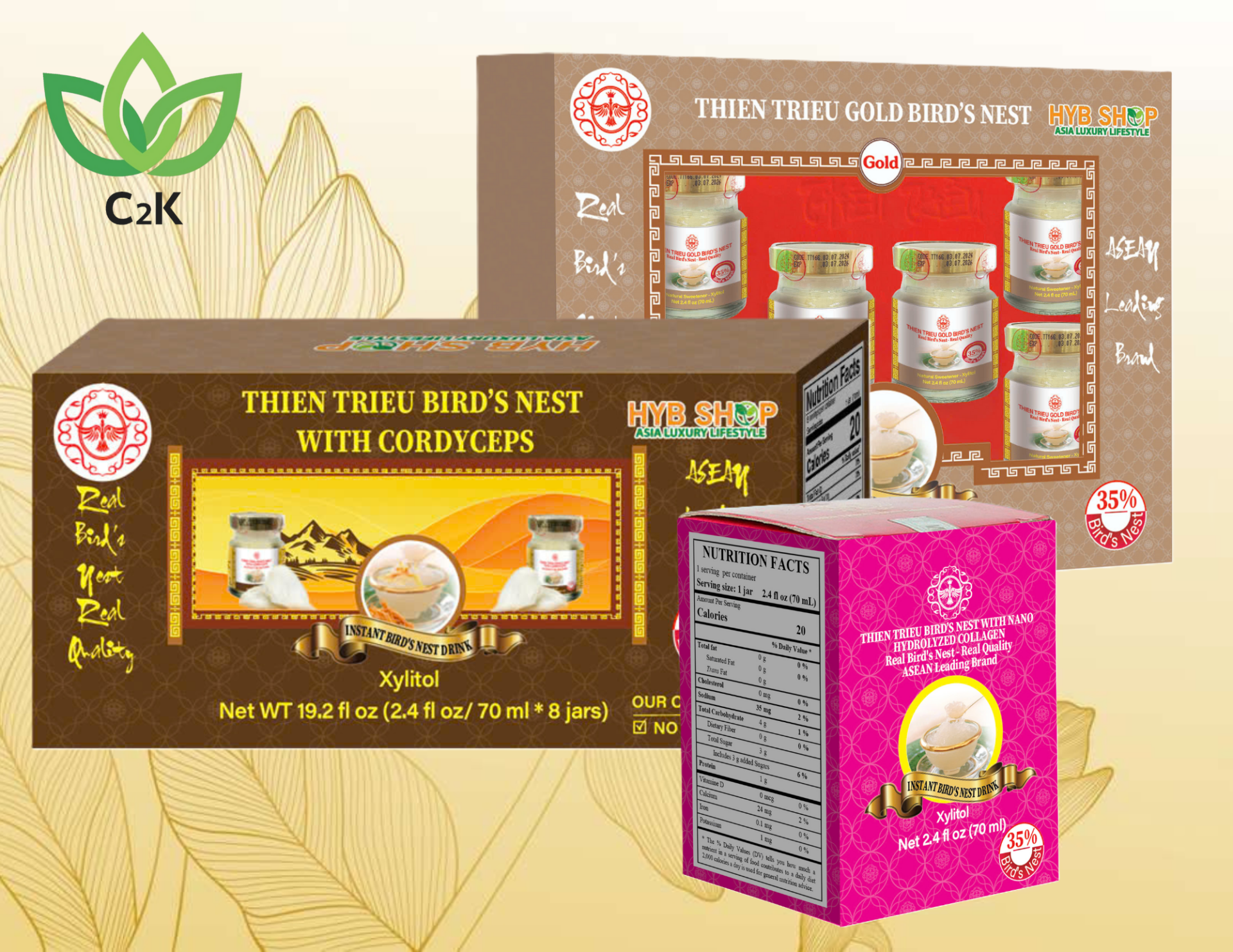 Thien Trieu Bird's Nest Drink (Nước Yến Sào Thiên Triều)