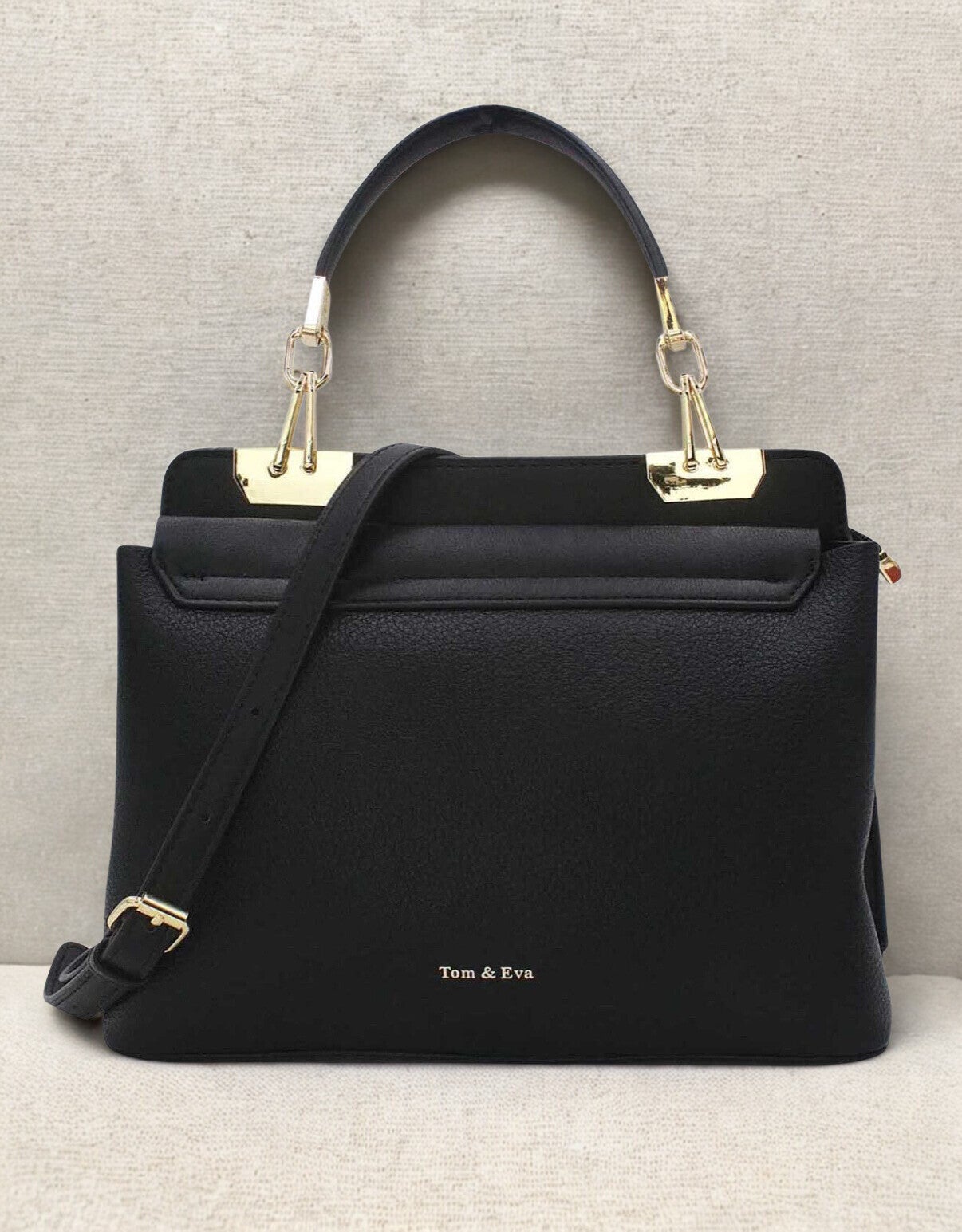 Sac noir et doré Tom & Eva