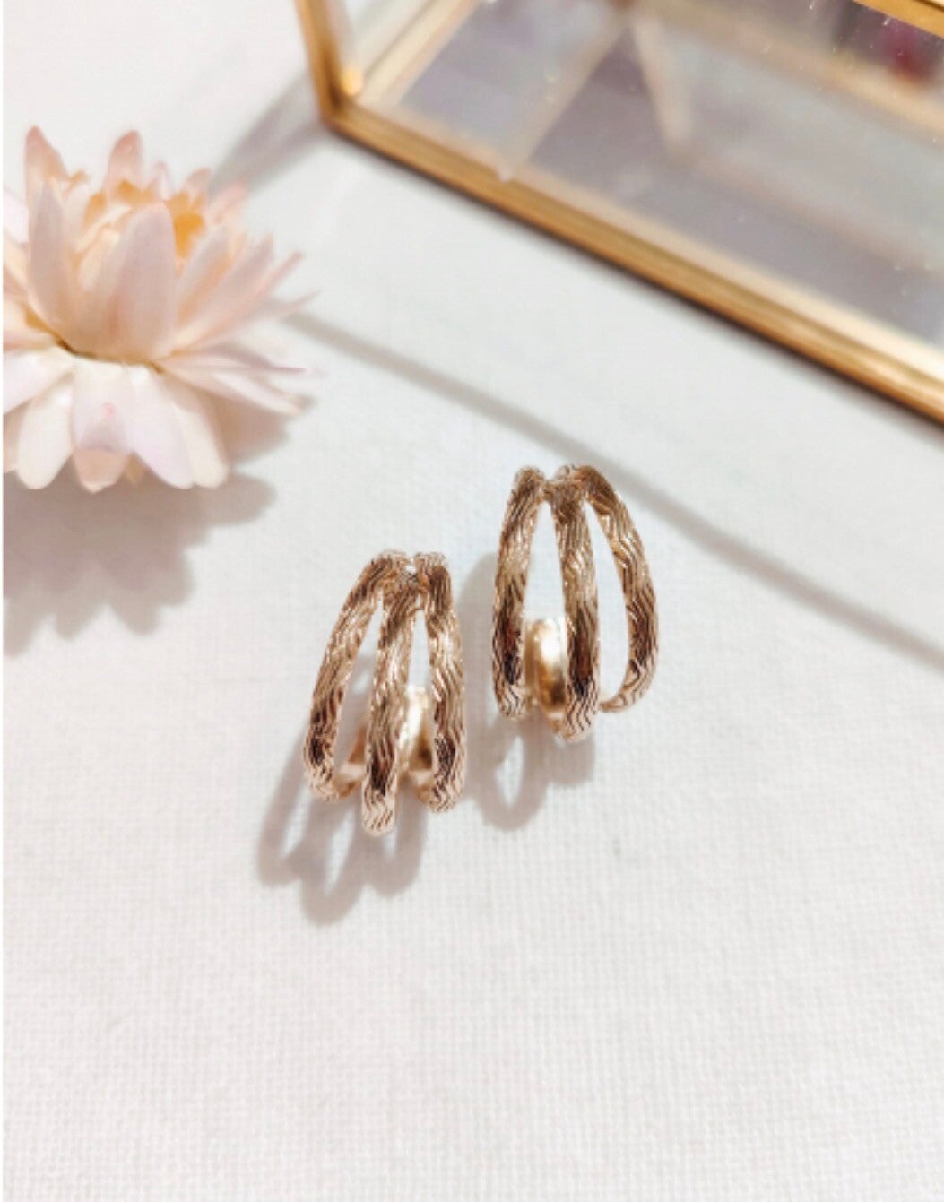 Boucles d’oreilles Triluna ,Milë Mila 🌙