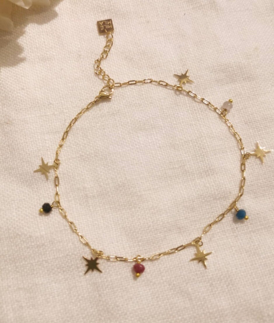 Chaîne de cheville, étoiles, constellation ✨💫🌟