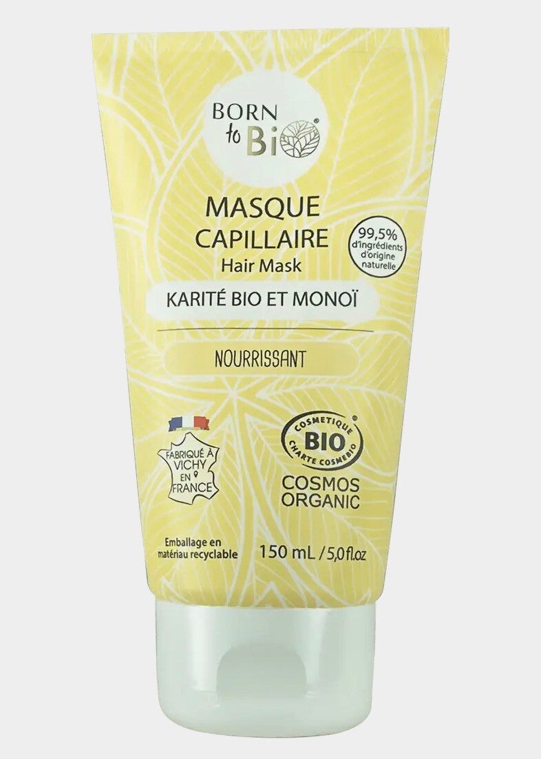 Masque capillaire, monoï, karité bio 🌸