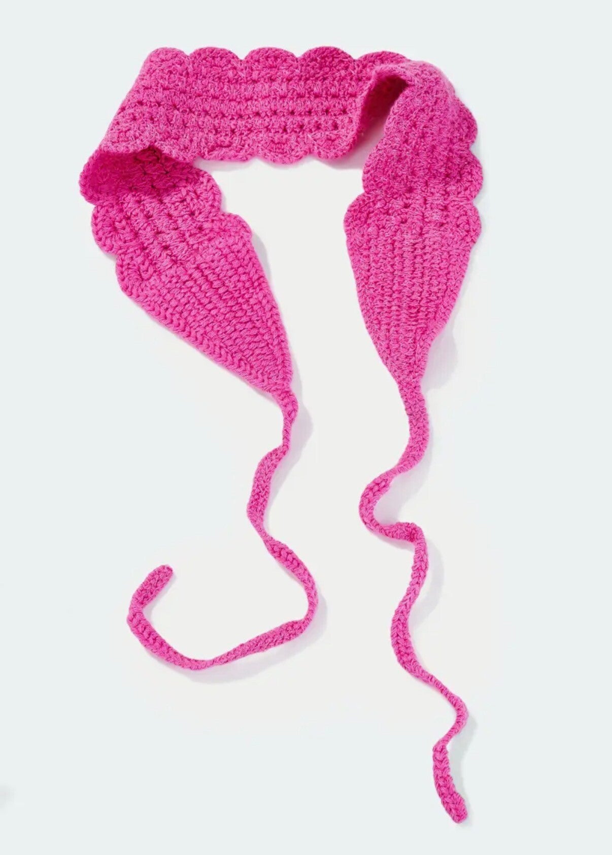 Bandana en crochet Fuchsia 🩷