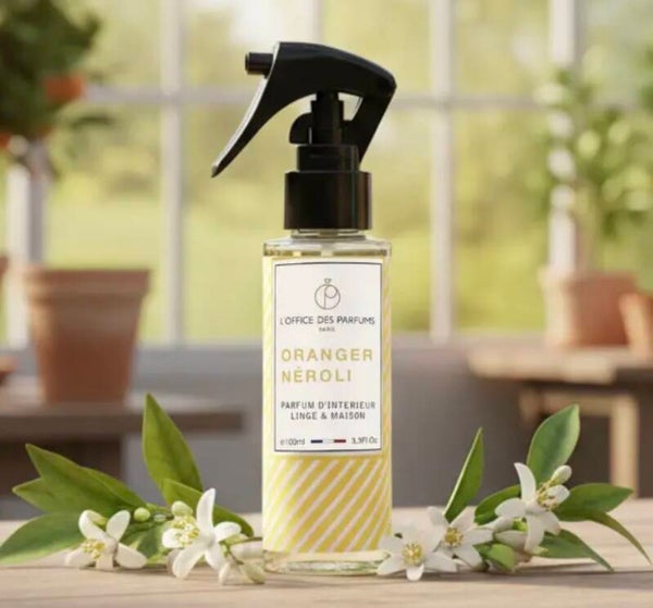 🍊🌸 Oranger Néroli – La fraîcheur solaire brume d’intérieur