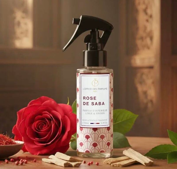 🌹 Rose de Saba – L’élégance intemporelle, brume de parfum d’intérieur