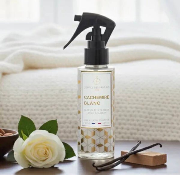 ☁️Cachemire blanc - brume d’intérieur et de linge