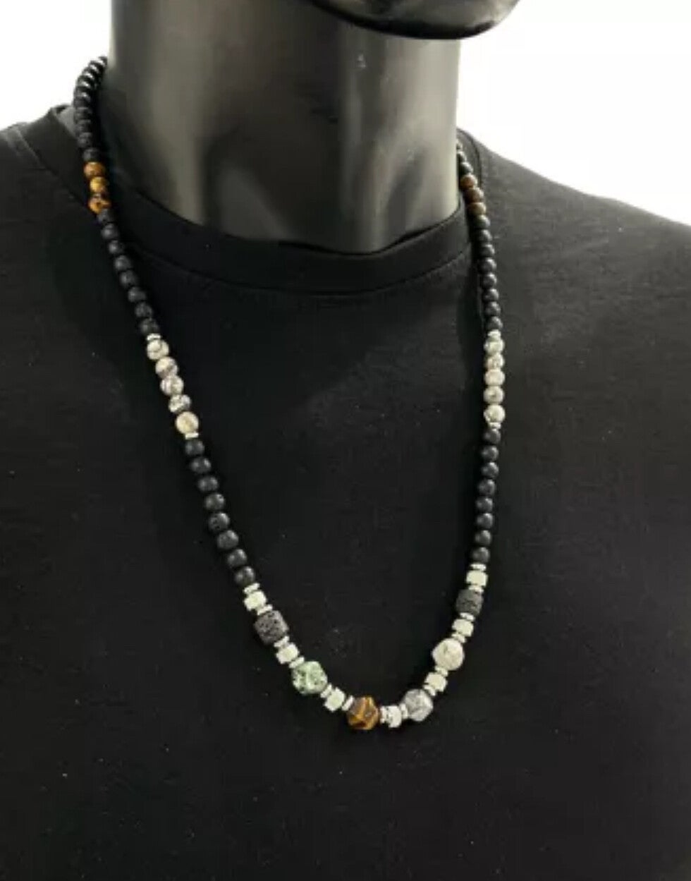 Collier perlé homme « l’original » ⚡️