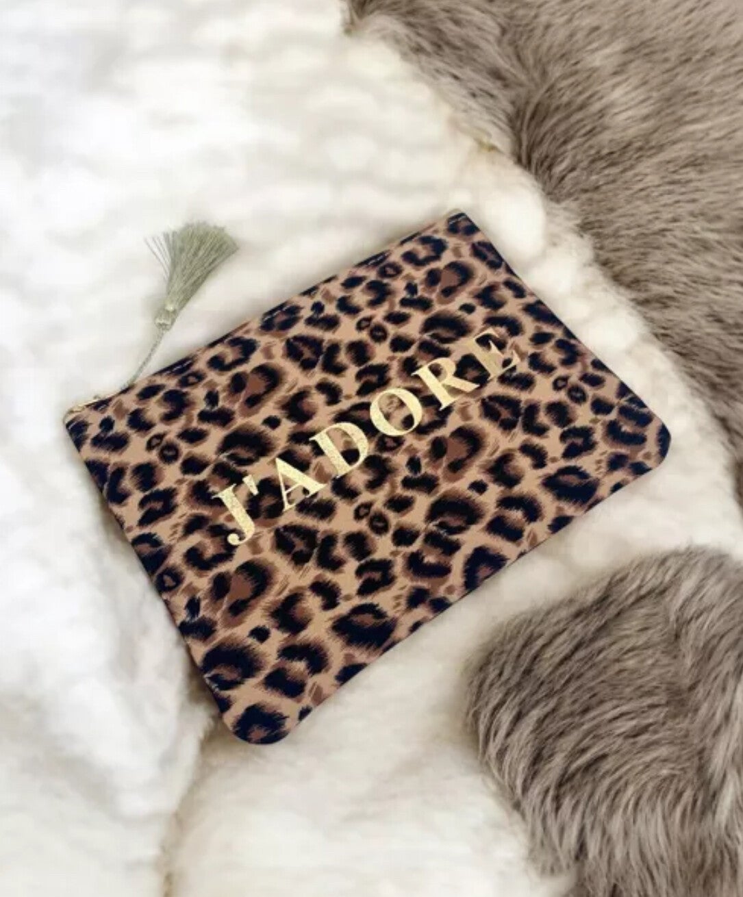 🤎 Trousse à maquillage J’ADORE léopard 🐆