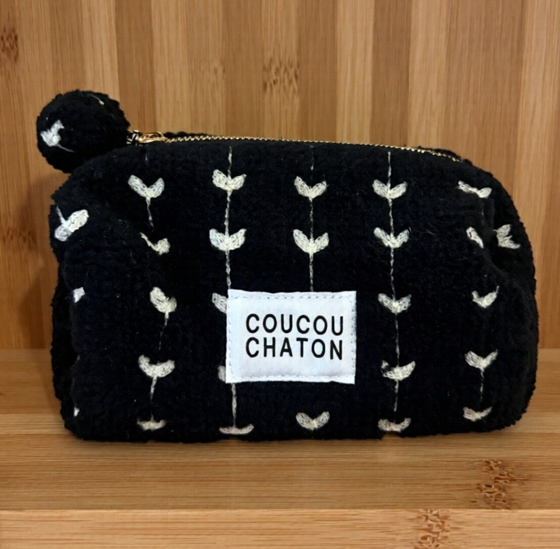 🐾 Trousse de toilette en fausse fourrure – grand format