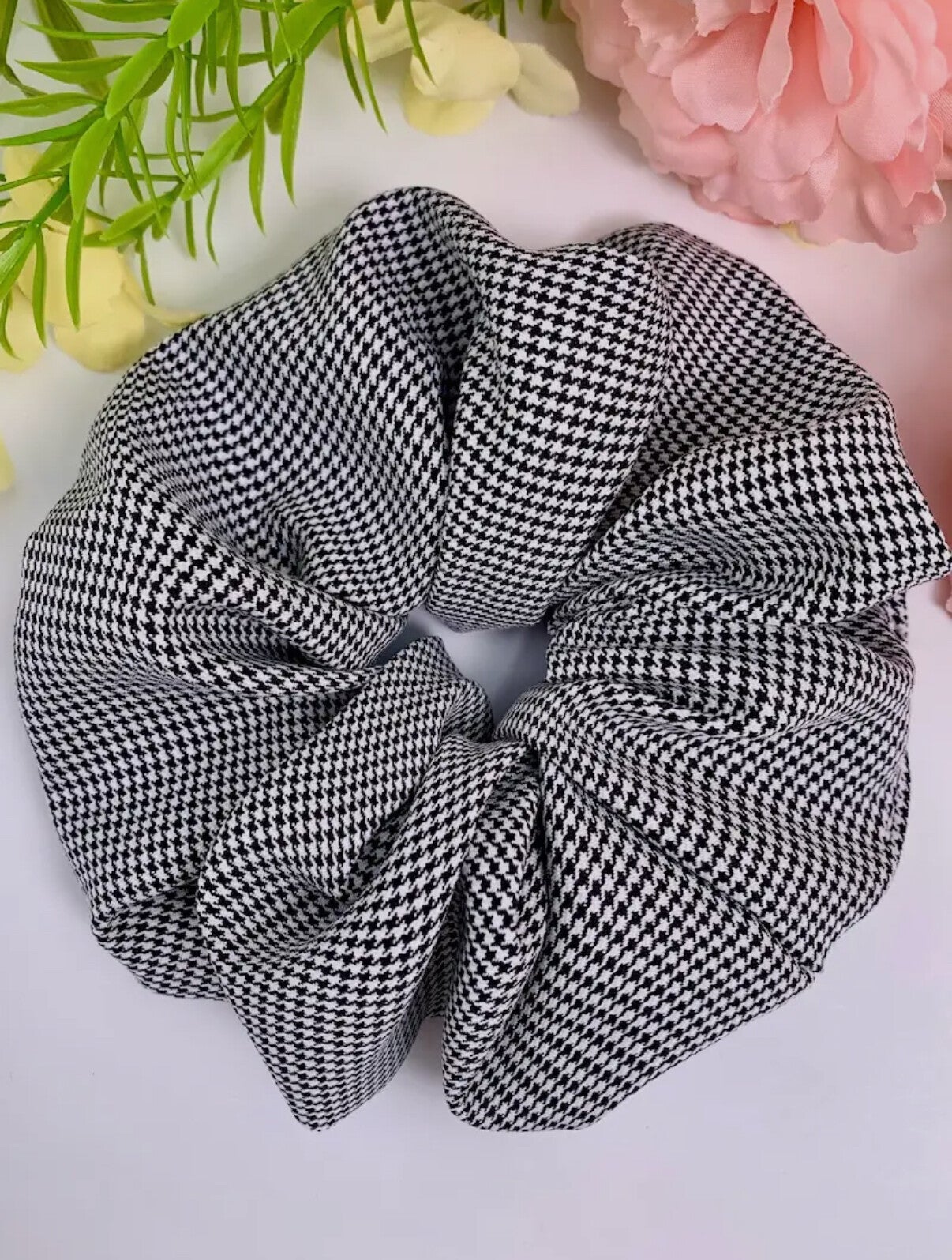 Chouchou Vichy Noir et blanc 🖤🤍