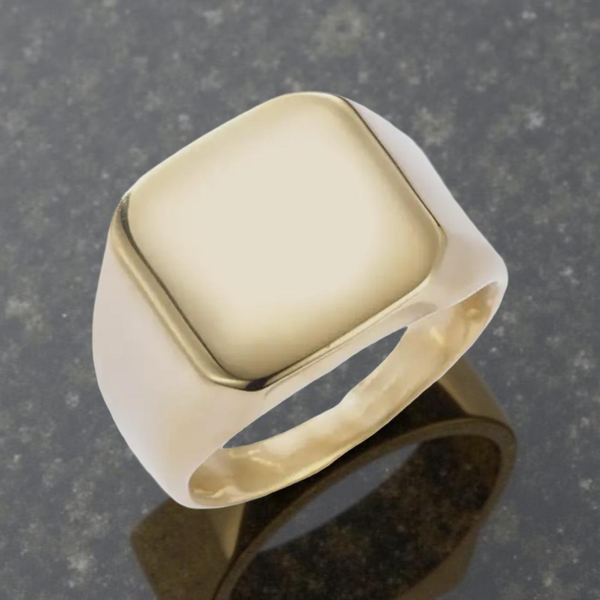 Chevalière Homme Naïa Aura – Doré Essentiel