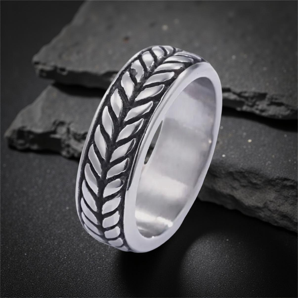 Chevalière Homme Naïa Aura – Argenté Essentiel