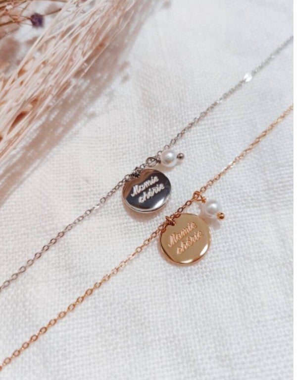 Bracelet Mamie chérie doré - Milë Mila