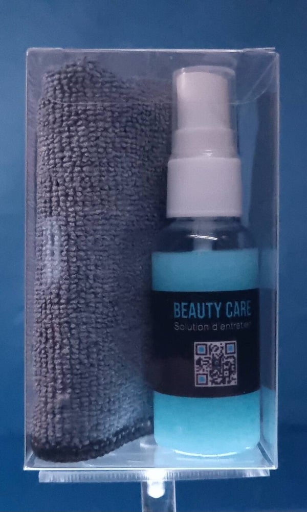 SOLUTION DE NETTOYAGE ET D'ENTRETIEN BEAUTY CARE 30mL AVEC MICROFIBRE