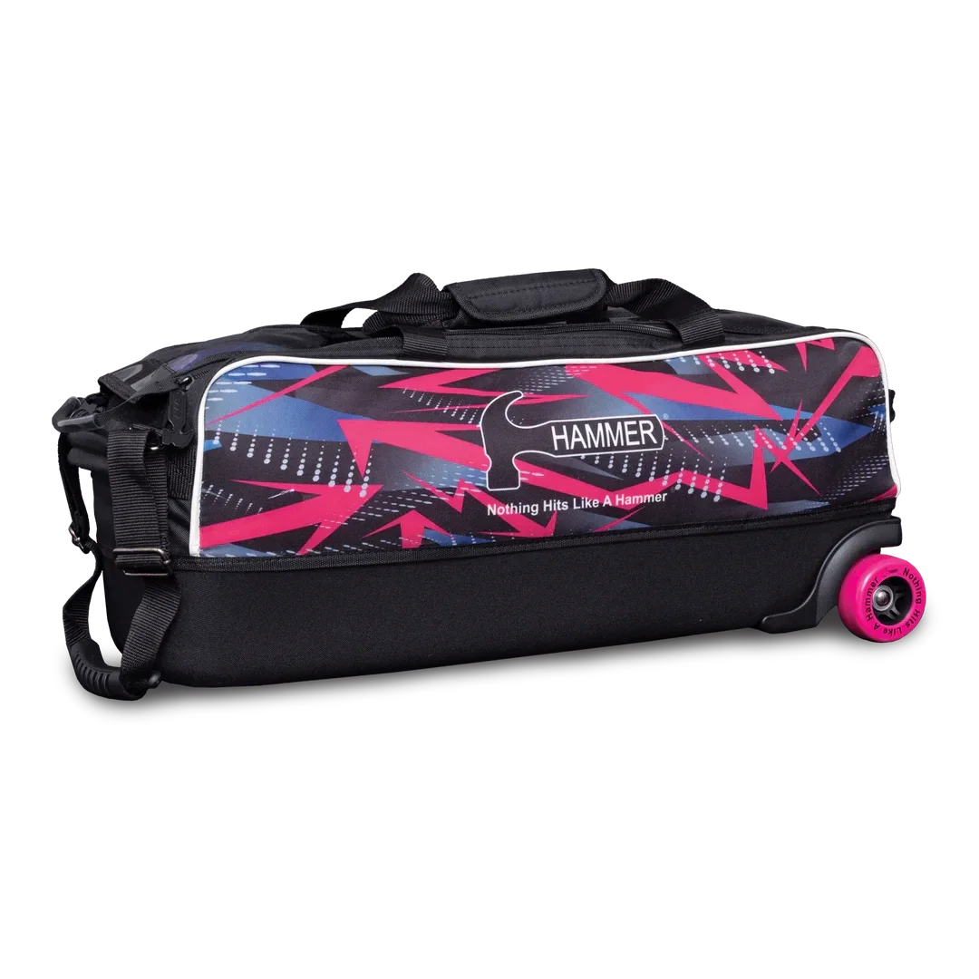 Hammer - Dye-Sub Triple Tote - Pink Arrows