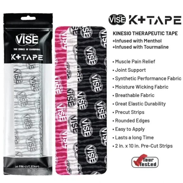 Vise K+ Tape 2"x 10" - Pack 20
