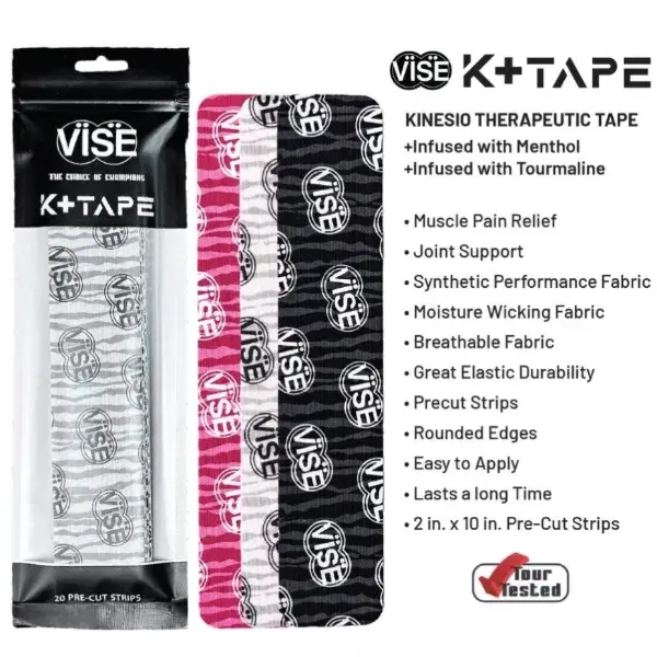 Vise K+ Tape 2"x 10" - Pack 20