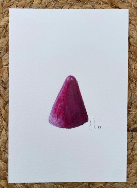 Handgeschilderde kaart - Cuberdon