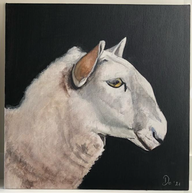 Sheep - schilderij