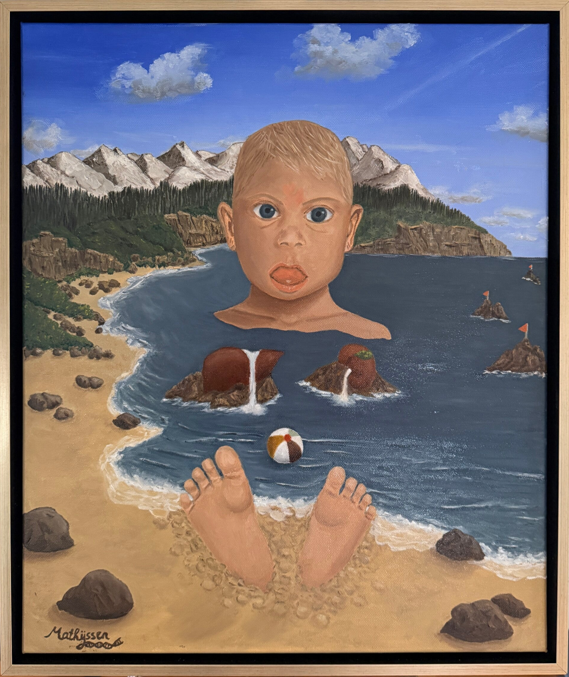 Beckwith-Wiedemann syndrome_syndroom_painting_schilderij_Mathijssen_genetics_genetica