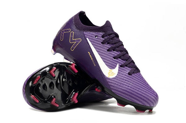 Nike Air Zoom Mercurial Vapor 16 Elite FG Mbappé Personal Edition - Lilla/Hvit