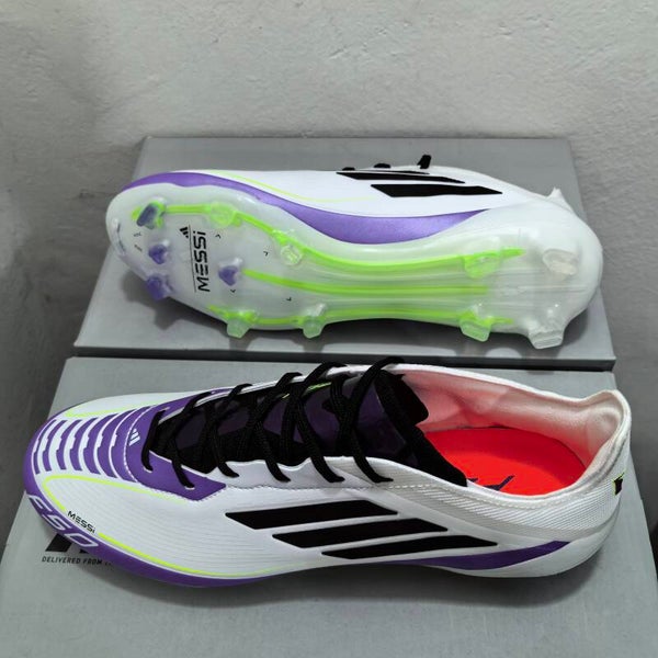 adidas F50 Messi Elite FG Triunfo Estelar - 42 - Hvit/Sort/Lilla